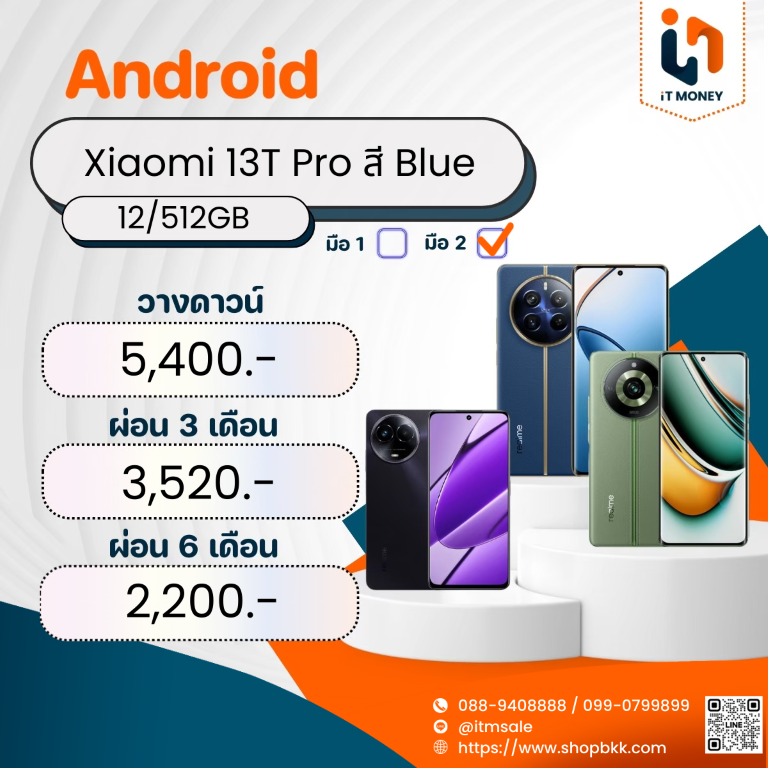 Xiaomi 13T Pro 12/512GB สี Blue